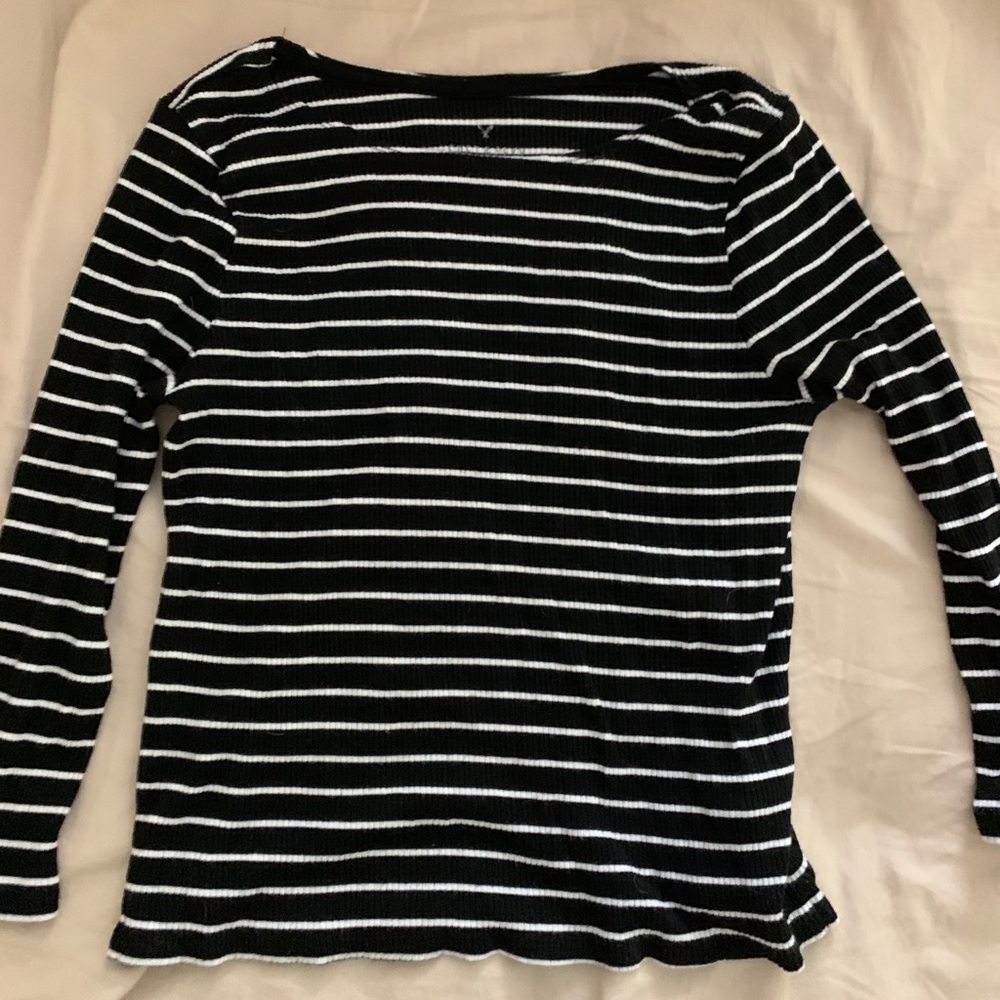 super comfy striped top from american eagle